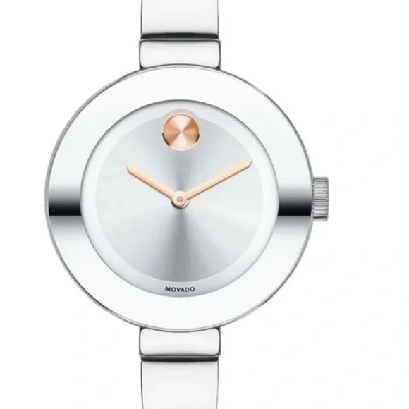 Movado Silver and Gold-Tone Watch
Trend Bangle Watch, 34mm - Picture 1 of 11